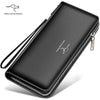 Large Capacity Business Men's Wallet Multiple Card Slots Mobile Phone Bag Male Long Purse Soft PU Leather Handheld Bag