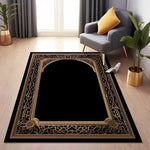 Islamic Muslim Qibla Carpet Living Room Bedroom Lounge Bedside Floor Mat Home Decoration Water-Absorbent Anti-Slip Carpet